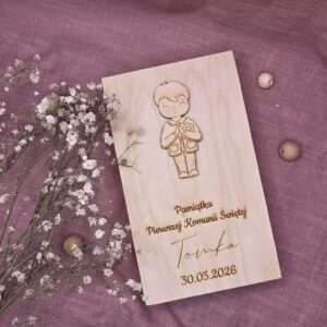 Pudełko na banknoty ,,chłopiec ,,