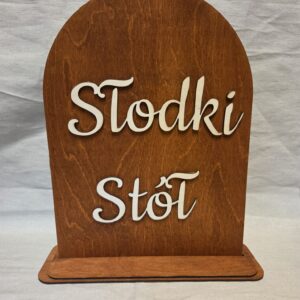 Tabliczka słodki stół