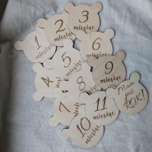 Tabliczki do zdjęć ,,miś,,