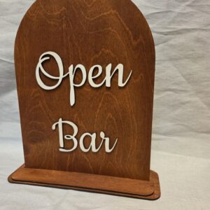 Tabliczka open bar