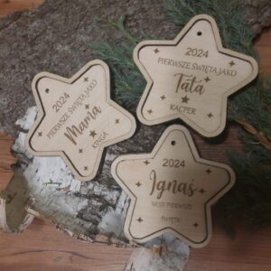 bombka ,, Nasze pierwsze Święta,,