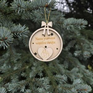 bombka Pierwsze Święta jako małżeństwo